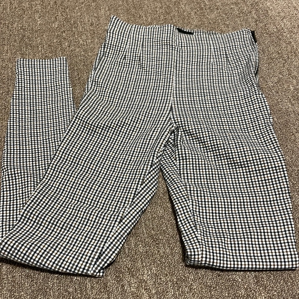 Zara checkered Skinny Leggings in XS